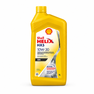 Aceite de Motor Shell Helix HX5 10W-30 SN 1 Litro