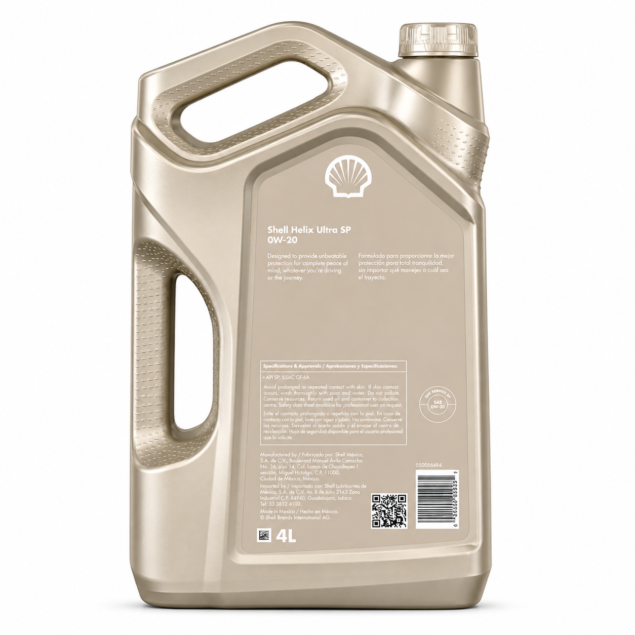 Aceite de Motor Shell Helix Ultra 0W-20 SP Sintético - Image 2